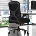 Office Desk Chair with Ergonomic Lumbar Support, Extra-Thick Seat Cushion, Flip-up Arms, Breathable Mesh Back, Computer Task Chair for Home Office
